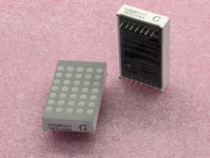 2 piezas. Display Dot Matrix rojo C.A. TA12-11HWA Kingbright - Imagen 1 de 2