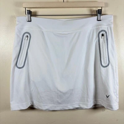 Callaway OptiDri Golf Skirt Skort White Tennis Pickleball Preppy Active Size XL - Image 1 of 4