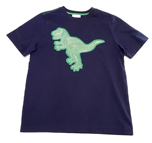 Hanna Andersson Get Appy Dinosaur Tee, size 140, GUC,  41342 - Picture 1 of 4