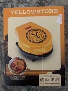YELLOWSTONE Mini Small 4” Waffle Chaffle Maker NEW Branded “Y”(035) - Bild 1 von 4
