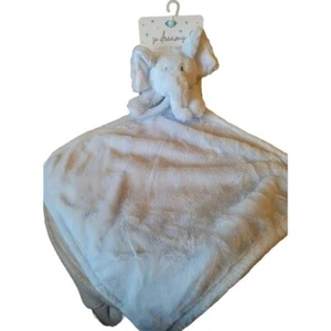 So Dreamy Plush Cozy Lovey Blue Elephant Security Blankie Large Comfort NWT Baby - Picture 1 of 2