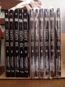 86 EIGHTY SIX Light Novel Set Completo Vol 1 - Vol 12 Versione Inglese Libro Romanzo - Foto 1 di 17