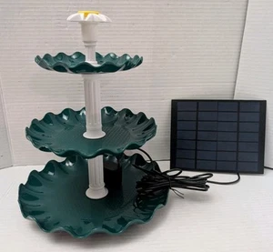 3 Tiered Bird Bath with 3.5W Solar Pump,for Bird Bath, Garden Decoration,Outdoor - Picture 1 of 5