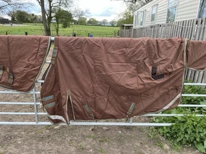 6’3 Turnout Rug Premier Equine Buster Titan 300 Detach A Neck Great Used Clean - Picture 1 of 19