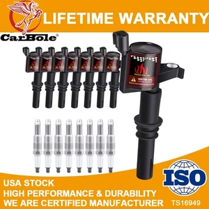 For Ford F150 5.4L 2004 2005 2006-2010 DG511 8Pack Ignition Coils & Spark Plugs - Picture 1 of 18