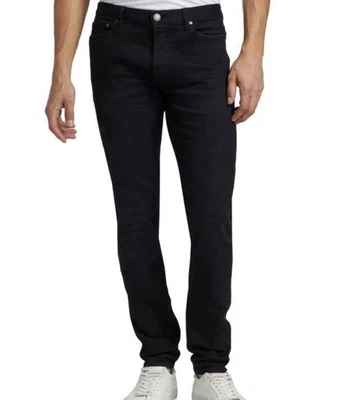 JOHN ELLIOTT THE CAST 2 JEANS DENIM NEGRO CARBÓN HECHO EN JAPÓN TALLA 34x30 NUEVO CON ETIQUETAS $398 Foto 1 de 4