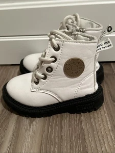 Dai Wsmr weiße Stiefel Kleinkinder Größe 21 - Bild 1 von 7