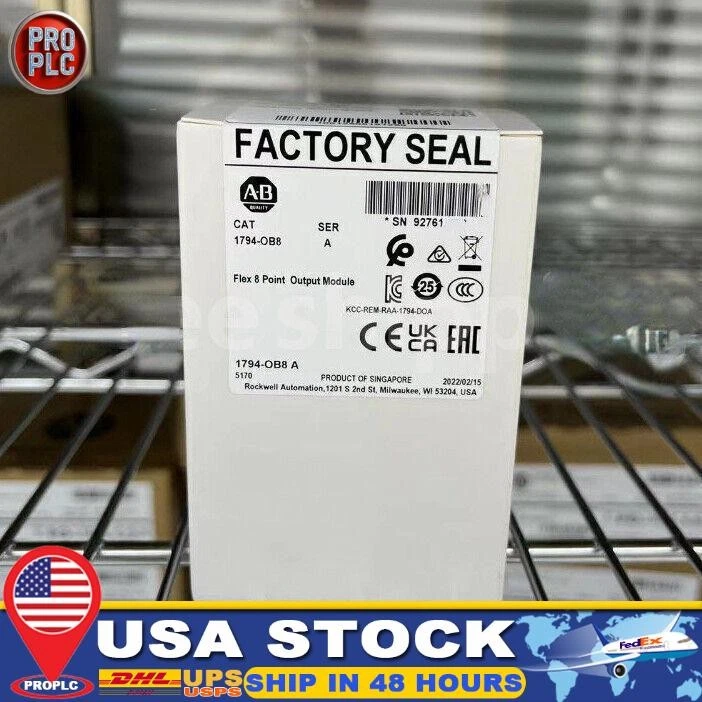 2022 Newest AB 1794-OB8 Flex 8 Point Digital Output Module 1794OB8 US Free Tax - Image 1 of 1