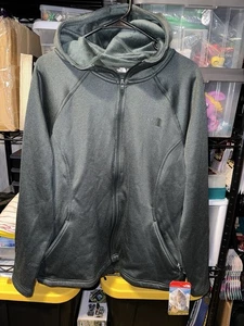 The North Face 130 $ Damen Agave Hoodie Jacke durchgehender Reißverschluss - Dark Spruce - Größe XL - Bild 1 von 12