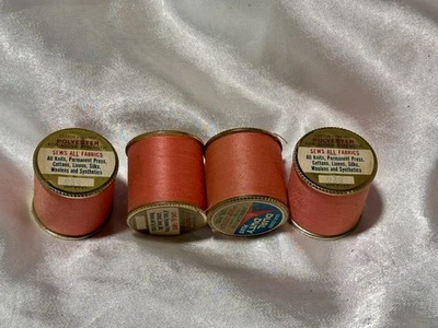 LOT of 4 J & P’s Coats ORANGE #239 Thread 300 Yd VARIOUS - Image 1 of 4