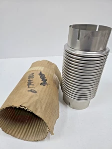 4" x 10" Fixed Stainless Steel Exhaust Bellow 61749886 - Picture 1 of 6