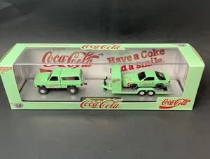 M2 Machines Auto Haulers Coca-Cola 1973 Chevy Cheyenne Super & 1985 Chevy Camaro - Picture 1 of 8