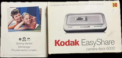 Kodak EasyShare Silver Camera Dock 6000 w/ Box & Accessories/ System Disc - Image 1 of 4