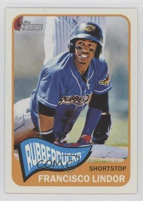 2014 Topps Heritage Minor League Edition Francisco Lindor #40 - Image 1 of 2