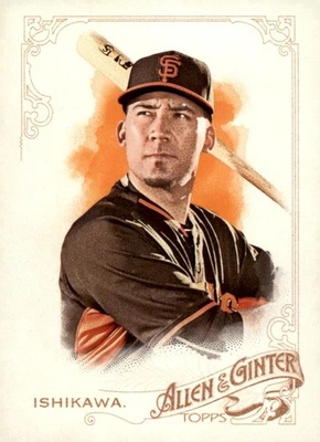 2015 Topps Allen & Ginter #202 Travis Ishikawa San Francisco Giants - Image 1 of 2