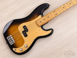 1982 Fender JV '57 Precision Bass PB57-95 Sunburst Lacquer, Japan MIJ Fujigen - Picture 1 of 24