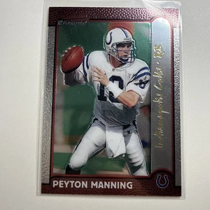 Bowman Chrome Peyton Manning Gold Script #70 1999 - Imagen 1 de 3