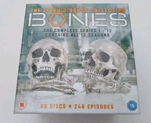 BONES COMPLETE DVD BOX SET THE FLESH & BONES COLLECTION SEASON SERIES 1-12 - Picture 1 of 6