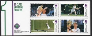 Großbritannien Sc 3211 2013 Andy Murray Wimbledon Briefmarkenbogen postfrisch NH - Bild 1 von 1