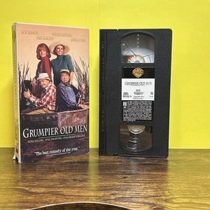 Grumpier Old Men 1996 VHS Movie Jack Lemmon, Matthau Loren Comedy - Picture 1 of 3