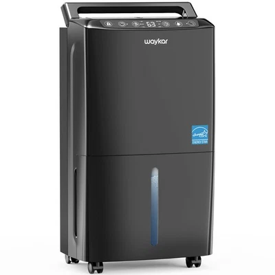 2500 Sq. Ft Dehumidifier in Black for Home - Intelligent Control, Auto Drain - Image 1 of 4