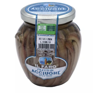 Filetti di Acciughe Siciliane pregiate, sott'olio 320 g - Imagen 1 de 1
