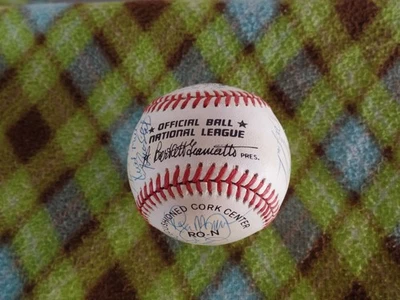 1987 New York Mets Team Ball Hand Signed Baseball Autographs - Image 1 of 4