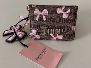 Juicy Couture Geldbörse Simply Sweet Kartenetui Schlüsselanhänger Coquette braun rosa NEU - Bild 1 von 14