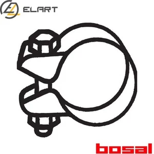 CLAMP EXHAUST SYSTEM 250-351 FOR FORD TAUNUS/V/Turnier/III SCORPIO CAPRI KA 2.0L - Picture 1 of 7