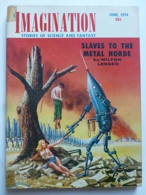 US SF Mag – IMAGINATION No. 31, June 1954 – Daniel F. Galouye - image 1 of 4