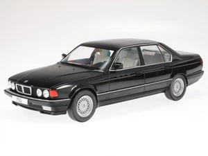 BMW e32 750i 1992 negro metálico diecast modelo coche 18162 MCG 1:18 - Imagen 1 de 7