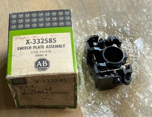 ALLEN BRADLEY X-332585 SER D STYLE E-EL-H-HL SWITCH PLATE ASSEMBLY NEU - Bild 1 von 6
