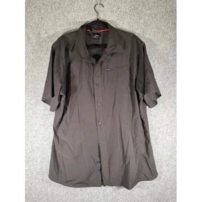 Gerry Button Down Shirt Mens XL Black Short Sleeve Outdoor Hiking Gorpcore - Image 1 of 4