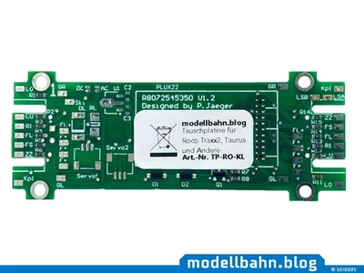 MOBABRO.DE PluxX22 Adapterplatine für Roco TRAXX (und viele Andere)