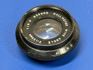 Dallmeyer Wide Angle Lens f/6.5 F=133mm Vintage Photography - Picture 1 of 5