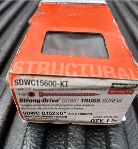 Tornillos para madera interiores de accionamiento fuerte Simpson Strong-Tie SDWC15600-KT 6 pulgadas (0) - Imagen 1 de 2