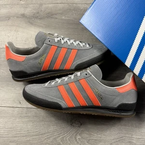 Adidas Originals Jeans 'Grey Heather / Orange / Black' - Größe UK 9,5 / EU 44 - Bild 1 von 9