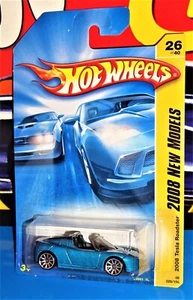 Hot Wheels 2008 New Models #26 2008 Tesla Roadster Mtflk blau mit 10SP - Bild 1 von 2