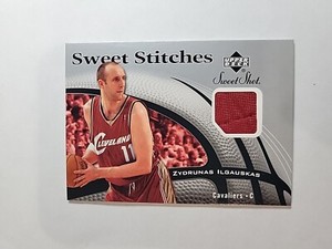 2006-07 Upper Deck Sweet Shot Stitches Memorabilia Zydrunas Ilgauskas #SS-ZI