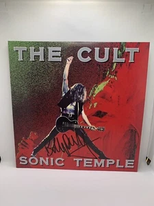 Vinilo Billy Duffy Firmado The Cult SONIC TEMPLE JSA Autografiado - Imagen 1 de 4