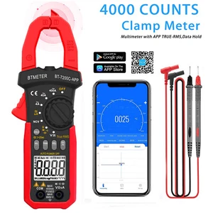 TRMS AC Zangen Multimeter Zangenamperemeter Stromzange 4A-400A 600V NCV Frequenz - Picture 1 of 7