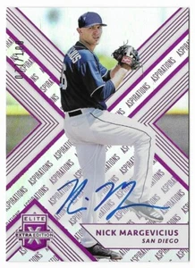Nick Margevicius 2018 Elite Extra Edition Autograph Rookie Aspirations #90 /100 - Picture 1 of 2