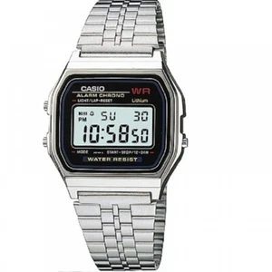 Casio Digital Alarm Chrono Edelstahl A159WA-N1DF Herrenuhr - Bild 1 von 1