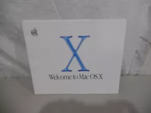 Vintage 2001 Welcome to Mac OS X 10 Macintosh Software Manual Guide Booklet - Picture 1 of 3