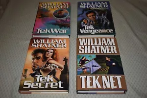 TekWar Lot/Set William Shatner (1st Edition/Varied Prints,Vengeance,Net,Secret) - Picture 1 of 6