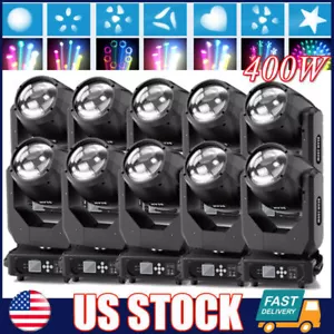 400W LED Moving Head Stage Light RGBW Gobo Spot Club Disco DJ Party Lighting DMX - Picture 1 of 23