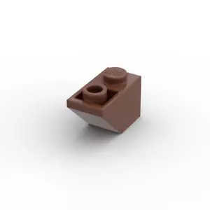 Lego 15x Schrägstein invers 1x2 slope 45 inverted 3665 braun reddish brown - Picture 1 of 1
