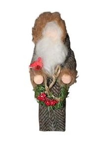 Woodcrest Flok Art Santa Nature Santa - Picture 1 of 5