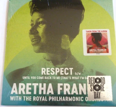 ARETHA FRANKLIN 45 RPM 7" - Respect BLACK FRIDAY RECORD STORE DAY RSD 2017 - Image 1 of 2