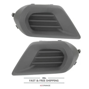 Front Bumper Fog Light Cover Bezel Grill PAIR For Subaru Forester 2014 2015 2016 - Picture 1 of 12